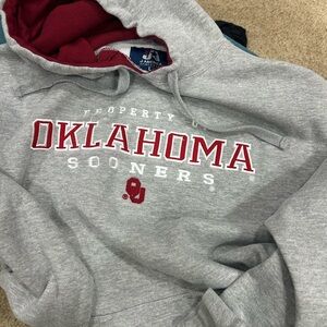 J. America Oklahoma Sooners Red and Gray Sportswear